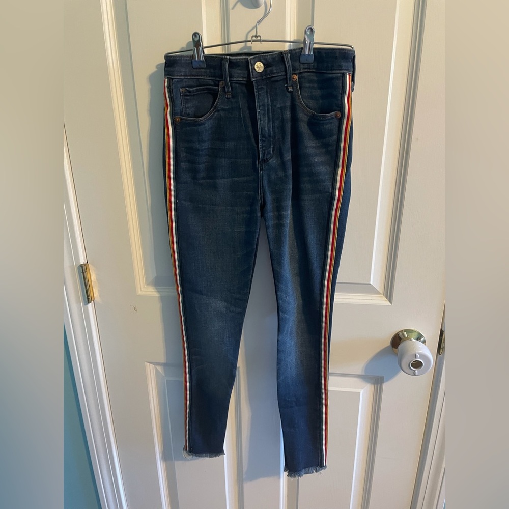 Abercrombie &Fitch Simone high-rise ankle jeans